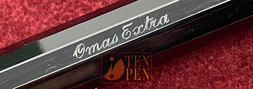 OMAS 556/F - EXTRA - black celluloid | Tenpen - By Letizia Iacopini